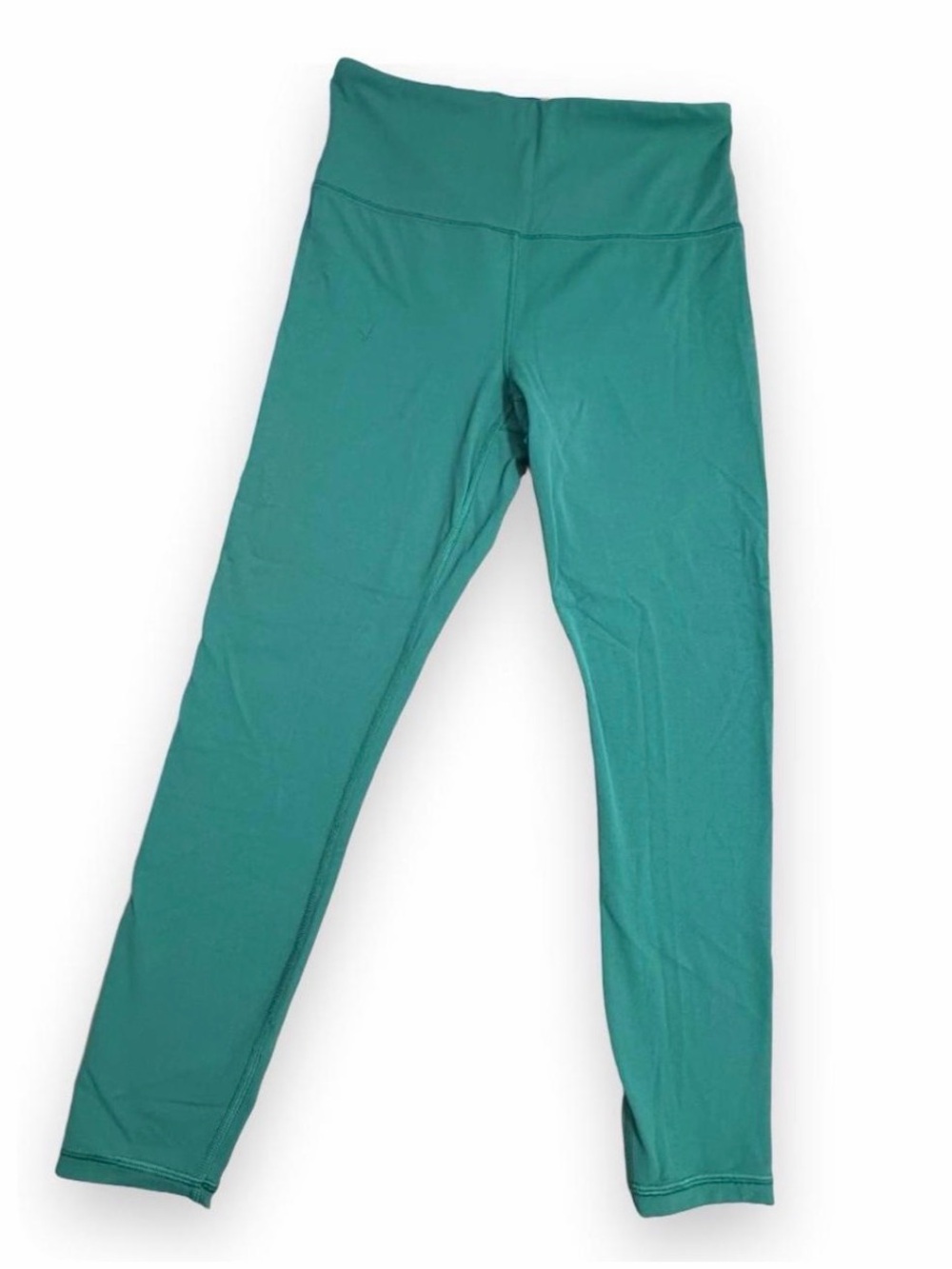 Athleta Elation 7/8 Leggings S Petite Ultra High Rise Teal Green Yoga Tights